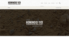 Desktop Screenshot of hominoid1101.com